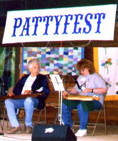 Patty and Judy on stage