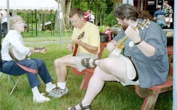 Jackie, Jack and Scott jamming