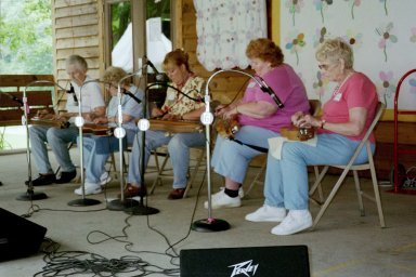 Lap dulcimer performance