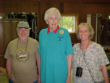 Patty with two of her biggest fans