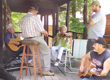 Musicians jamming