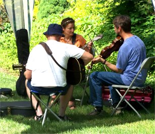 Musicians jamming
