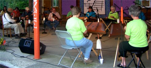 Musicians jamming
