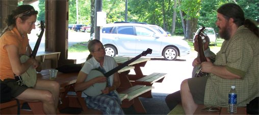 Clawhammer banjo