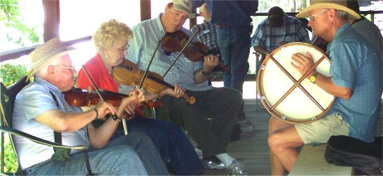 musicians jamming