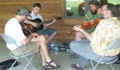 musicians jamming