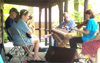 musicians jamming