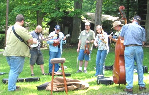 musicians jamming