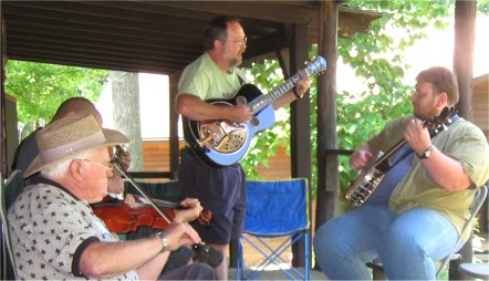 musicians jamming