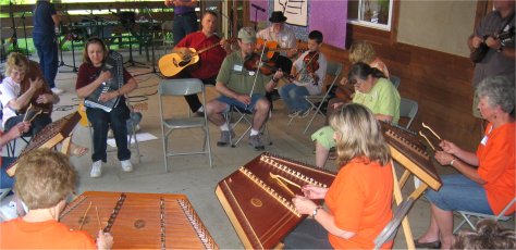 musicians jamming