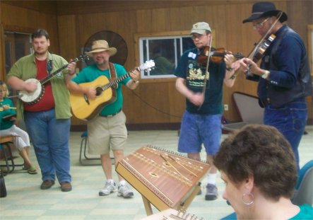 musicians jamming