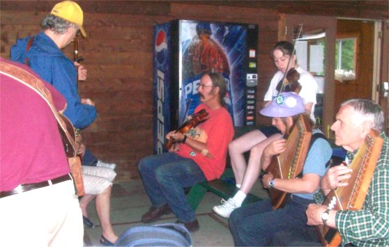 musicians jamming