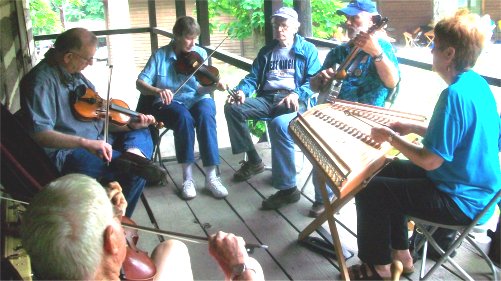 musicians jamming