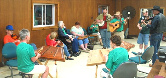 musicians jamming