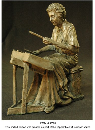 sculpture of Patty Looman